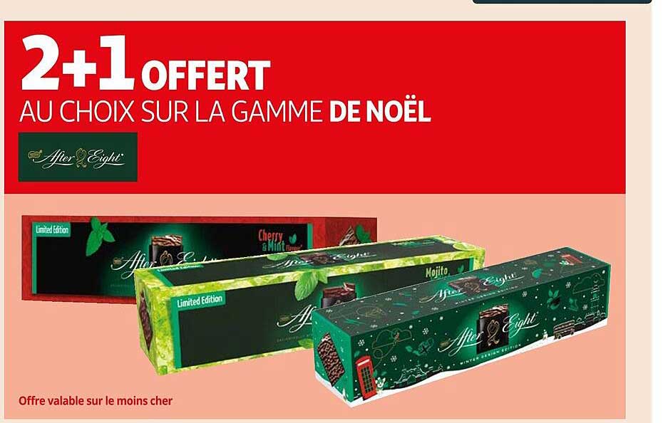 la gamme de noël after eight
