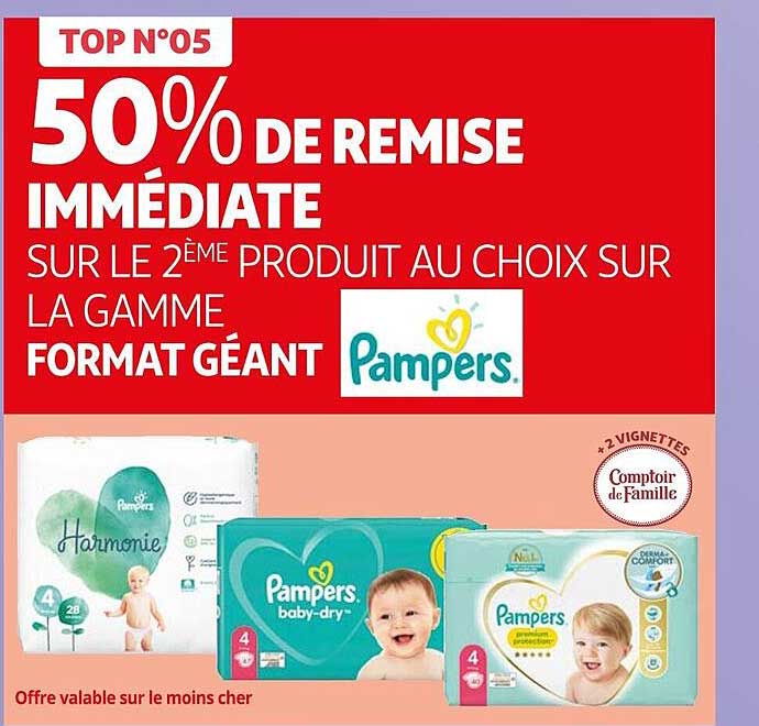 la gamme format géant pampers