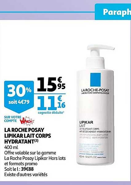 la roche posay lipikar lait corps hydratant