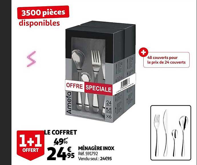 Le Coffret Ménagère Inox