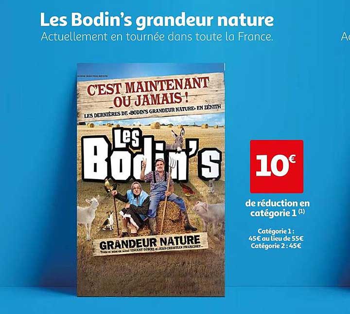 les boudin's grandeur nature