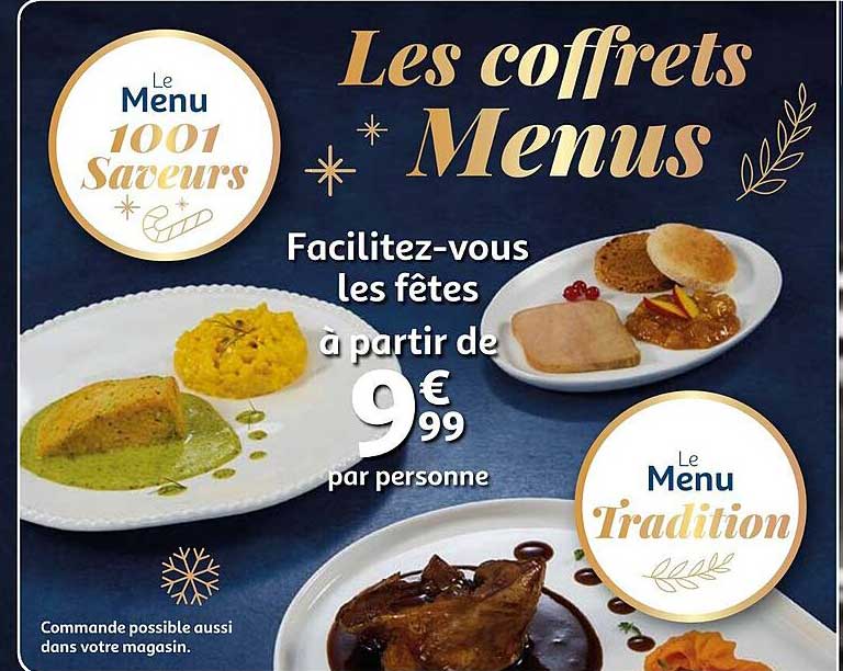 les coffrets menus