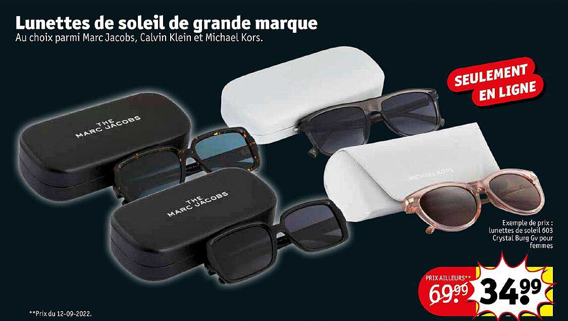 lunettes de soleil de grande marque the marc jacobs