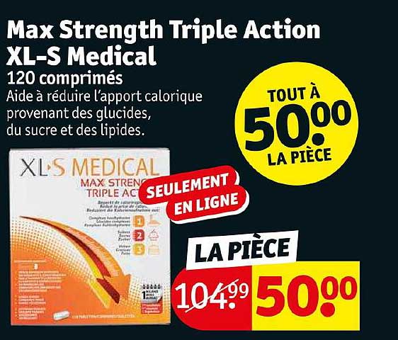 max strength triple action xl-s medical