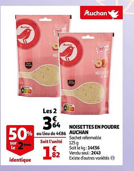 Noisettes En Poudre Auchan