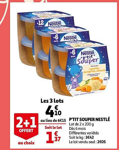 p'tit souper nestlé