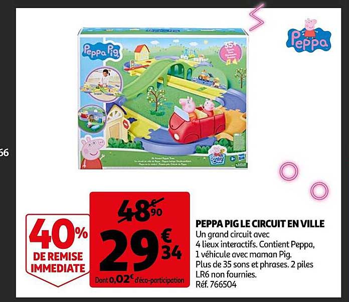peppa pigle circuit en ville