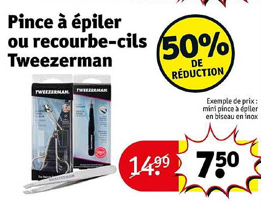 Pince à épiler Ou Recourbe-cils Tweezerman