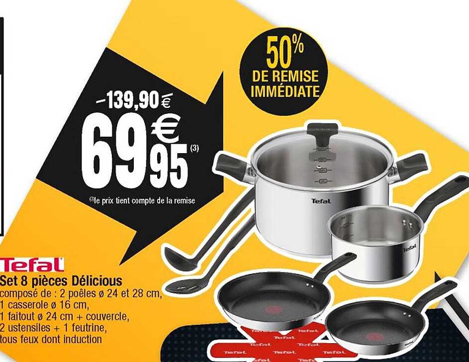 Set 8 Pièces Délicious Tefal
