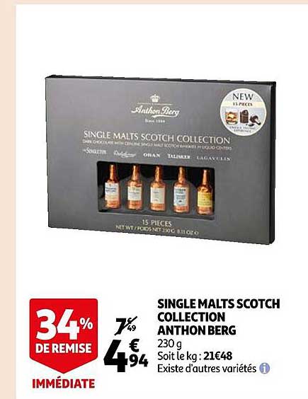 single malts scotch collection anthon berg