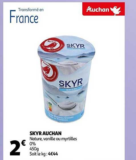 Skyr Auchan