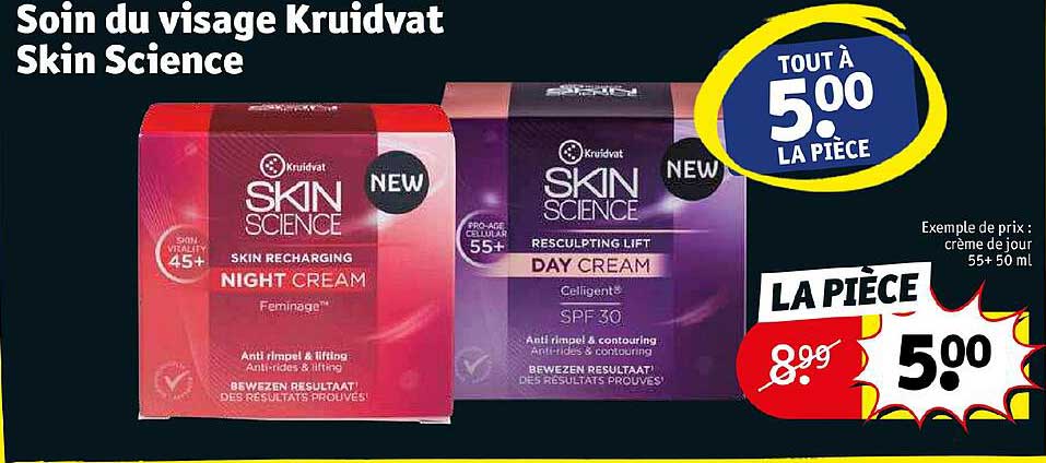 soin du visage kruidvat skin science