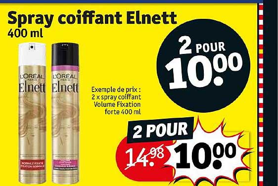 spray coiffant elnett