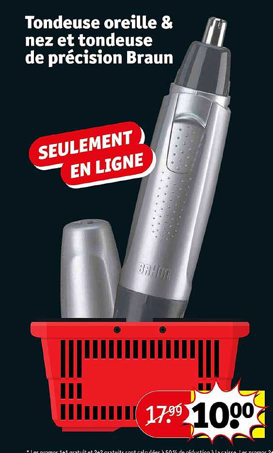 Tondeuse Oreille & Nez Et Tondeuse De Précision Braun