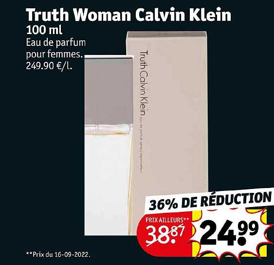 truth woman calvin klein