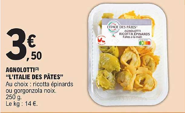 Agnolotti "l'italie Des Pâtes"
