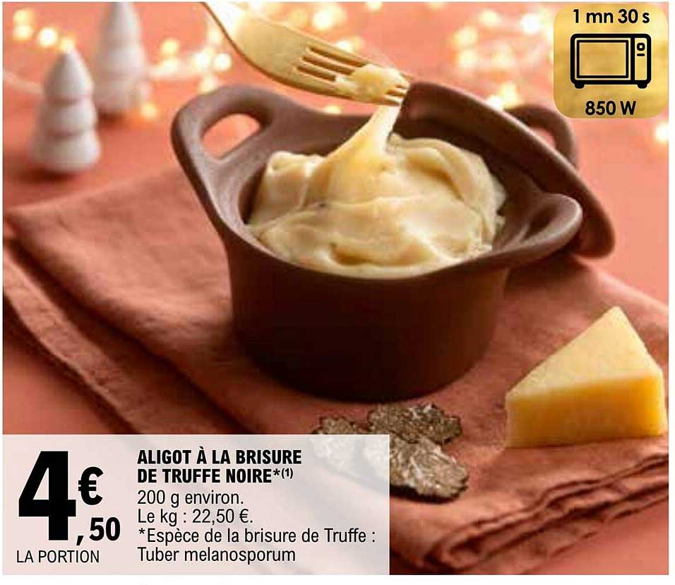 Aligot à La Brisure De Truffe Noire