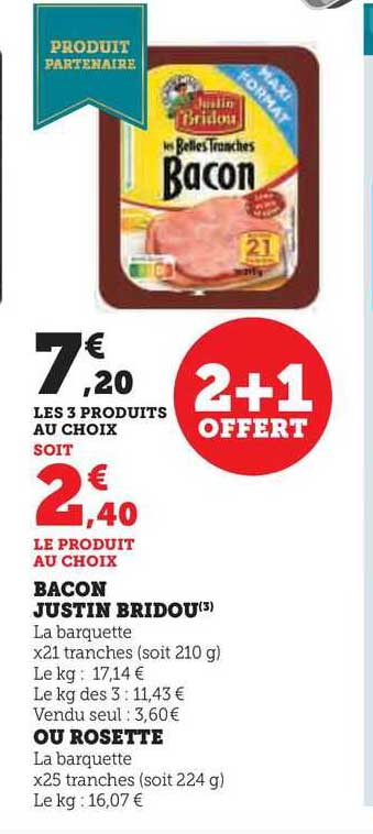 bacon justin bridou ou rosette