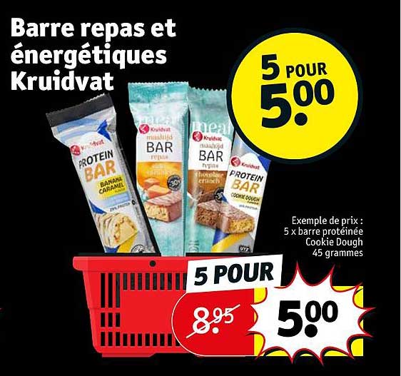 barre repas et énergétiques kruidvat