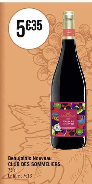 beaujolais nouveau club des sommeliers