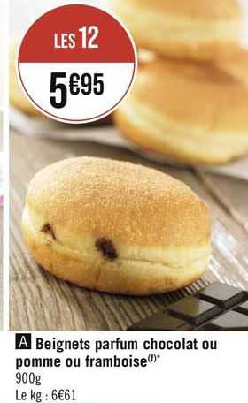 Beignets Parfum Chocolat Ou Pomme Ou Framboise