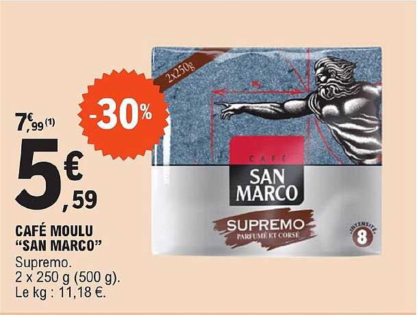 café moulu "san marco"