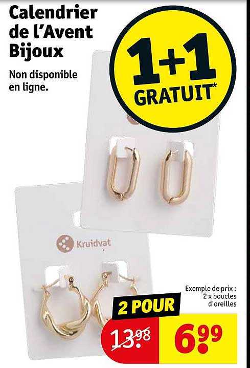 calendrier de l'avent bijoux