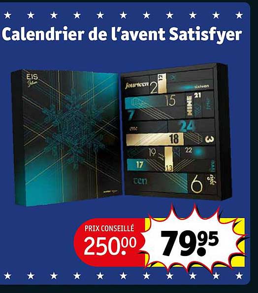 calendrier de l'avent satisfyer