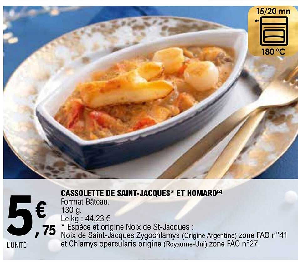 Cassolette De Saint-jacques Et Homard