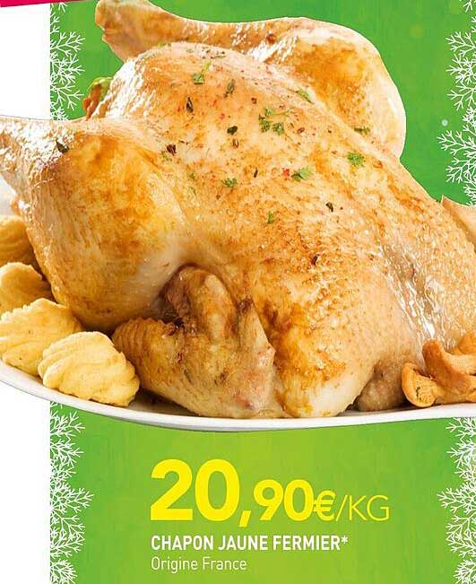 chapon jaune fermier