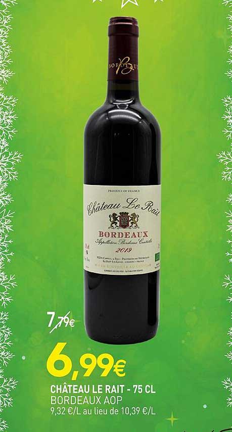 Château Le Rait - Bordeaux Aop - 75 Cl