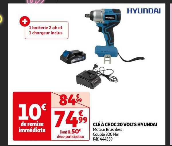clé à choc 20 volts hyundai