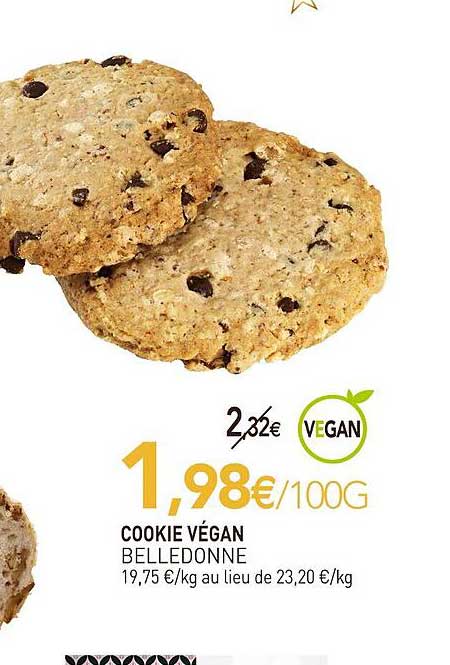 cookie végan belledonne