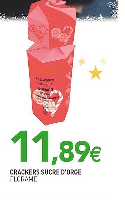 crackers sucre d'orge florame