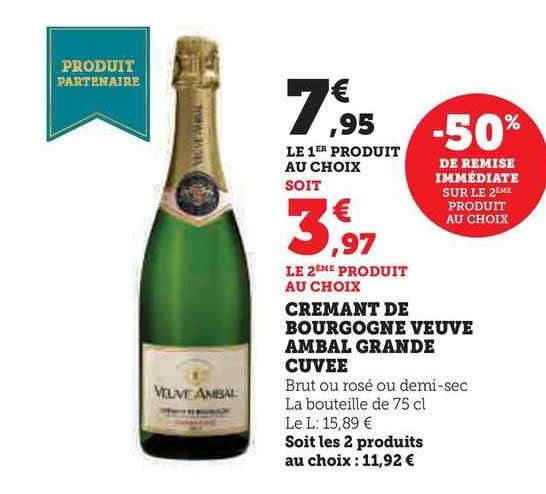 crémant de bourgogne veuve ambal grande cuvée