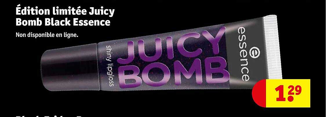 édition limitée juicy bomb black essence