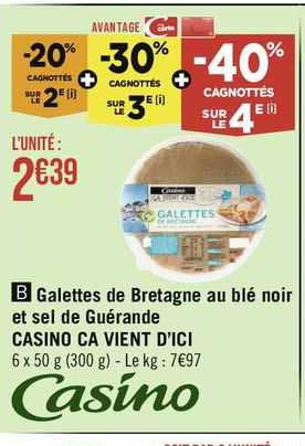 galettes de bretagne au blé noir et sel de guérande casino ça vient d'ici