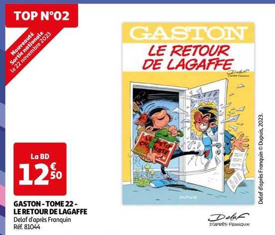 gaston - tome 22 - le retour de lagaffe