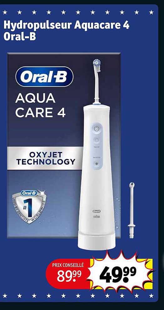 hydropulseur aquacare 4 oral-b