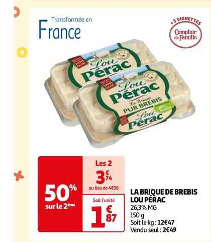 la brique de brebis lou pérac