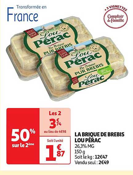 la brique de brebis lou pérac