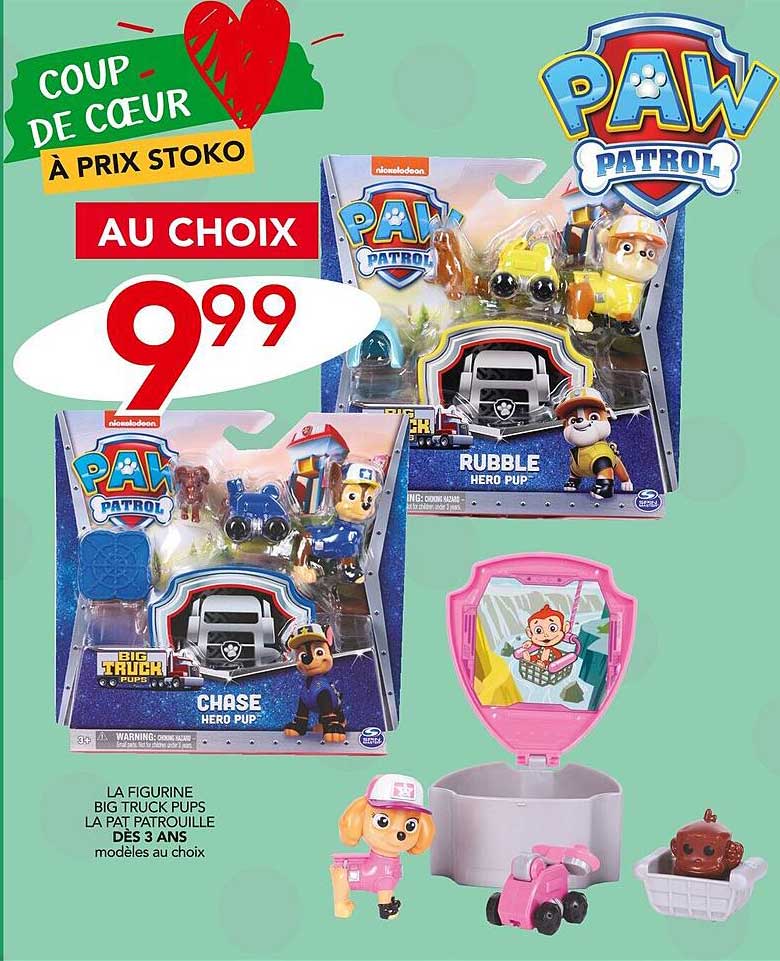 la figurine big truck pups la pat patrouille