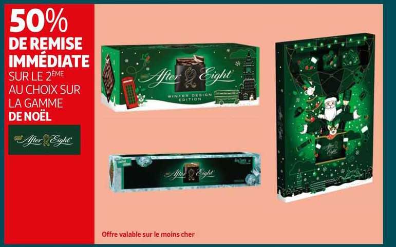 la gamme de noël after eight