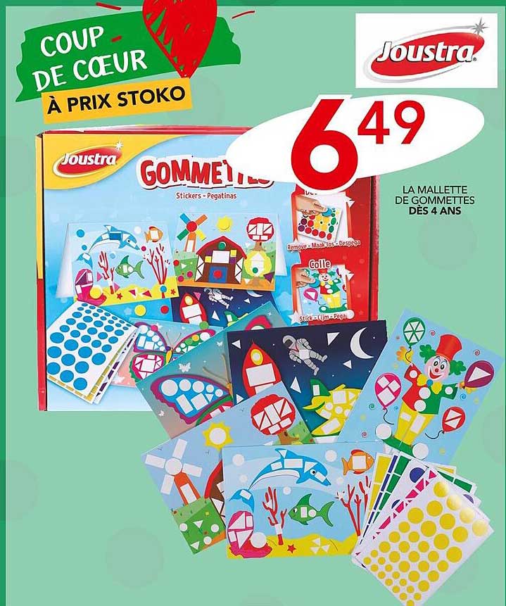 la mallette de gommettes joustra