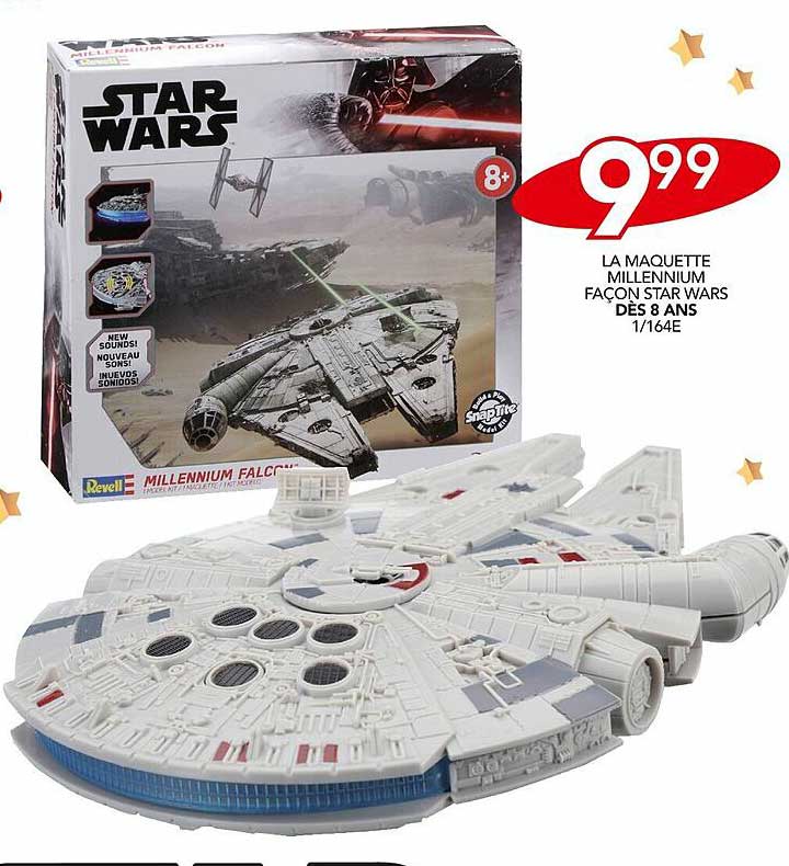la maquette millennium façon star wars
