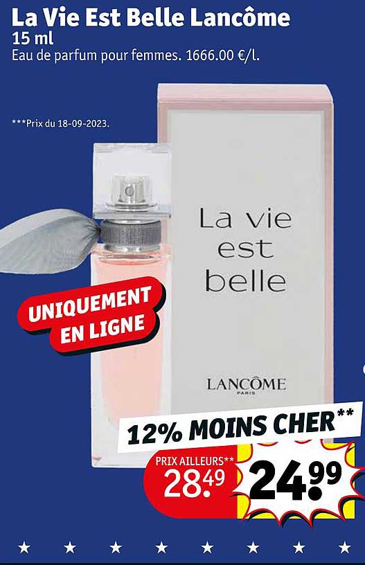 la vie est belle lancôme
