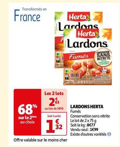 Lardons Herta