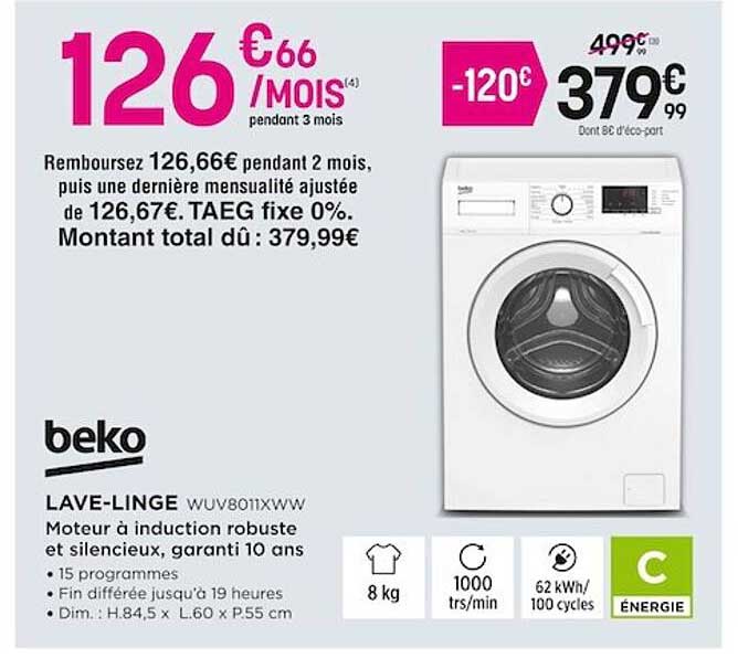 lave-linge beko
