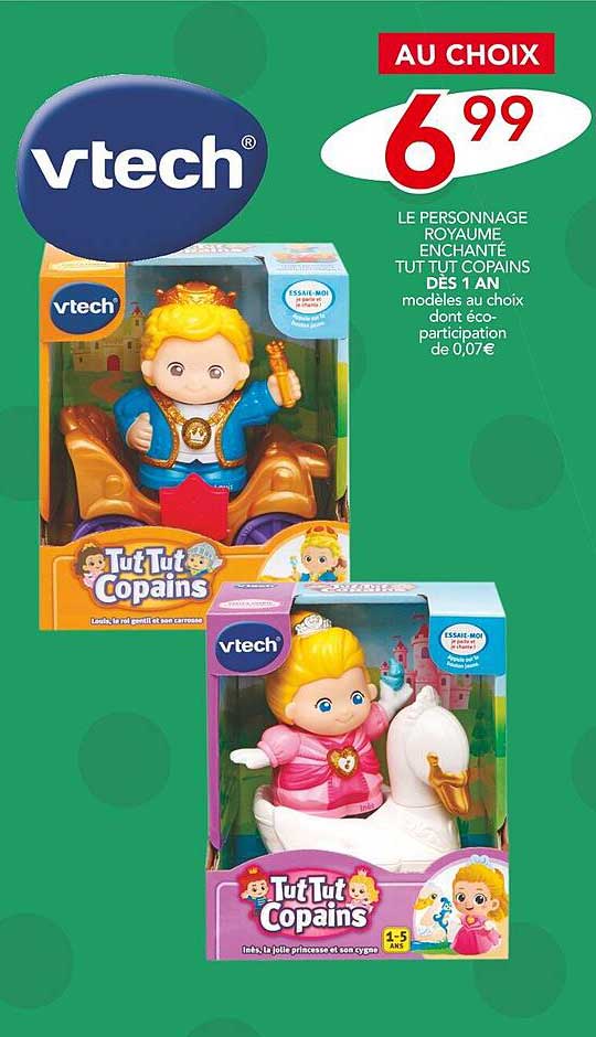 le personnage royaume enchanté tut tut copains vtech