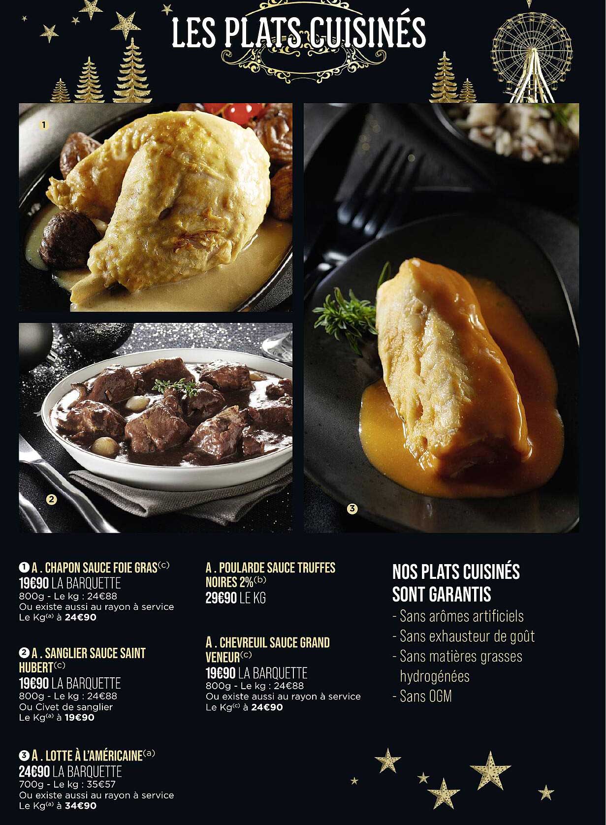 Les Plats Cuisinés